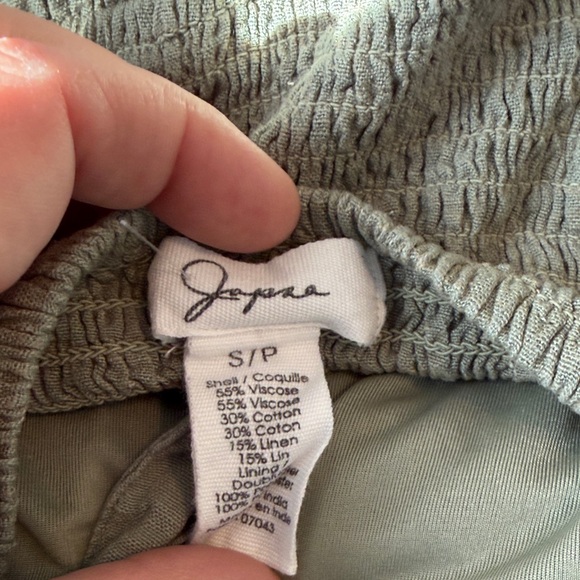 Japna Olive Green Sleeveless Midi Dress, Small - Picture 6 of 6